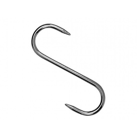 Vleeshaak"S", Sabatier, rvs, 180x8mm
