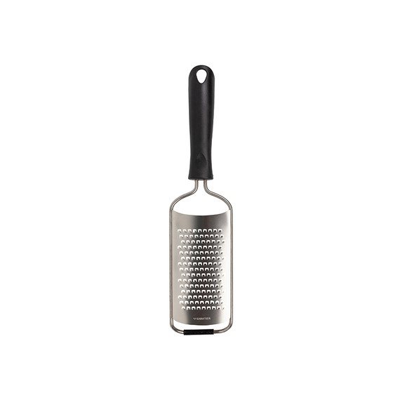 Râpe, Diamant Sabatier, acier inoxydable/ PP noir, moyenne, carte