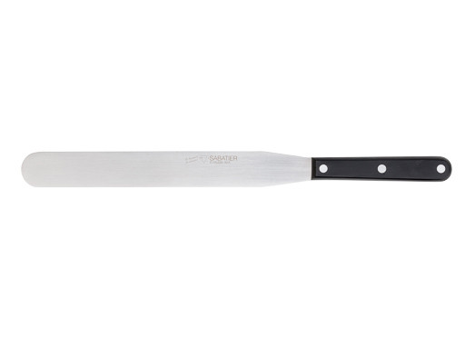 Spatel, Sabatier, rvs/zwart POM, skin