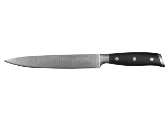 Couteau à viande, Sabatier, Integra, acier inoxydable/POM noir, boîte