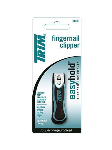 Coupe-ongles, Trim, EasyHold, chrome+caoutchouc+collection, blister