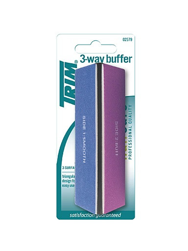 Lime à ongles gloss, Trim, 3in1:Smooth-Buff-Shine, blister