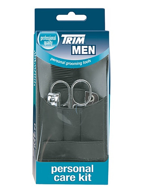 PersonalCareKit, Trim, MEN, 5delig, blauw etui, doos