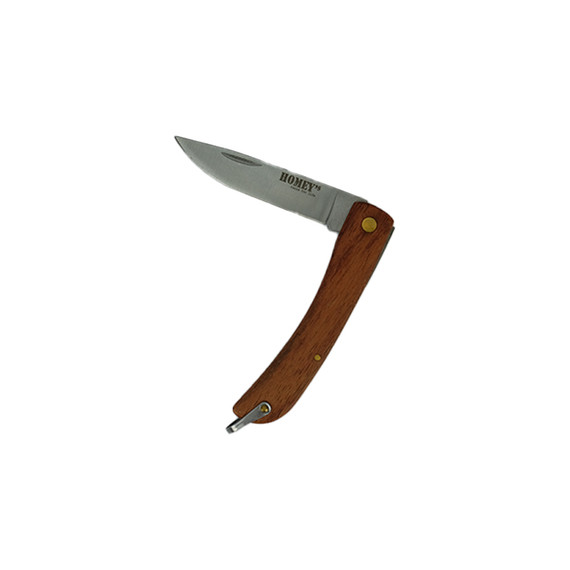 Couteau de poche, Homey's, Standby K4, acier inoxydable/bois de rose, boîte