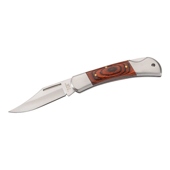 Zakmes, Herbertz, bruin, 9 cm, RVS/Pakkahout, doos