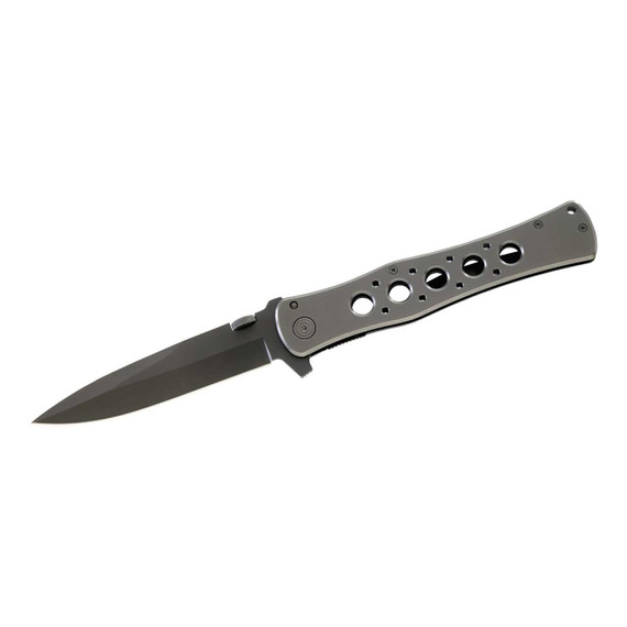 Zakmes, Herbertz, grijs, RVS/titanium, doos