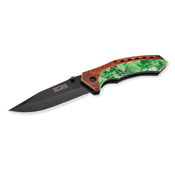 Zakmes, Herbertz, CJH, Wood Camo, RVS/ABS, doos