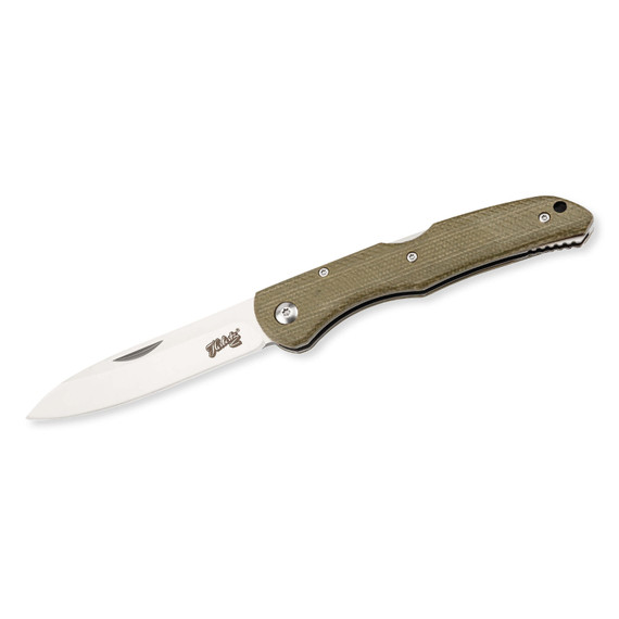 Zakmes, Herbertz, Selektion, groen, RVS/Micarta, doos