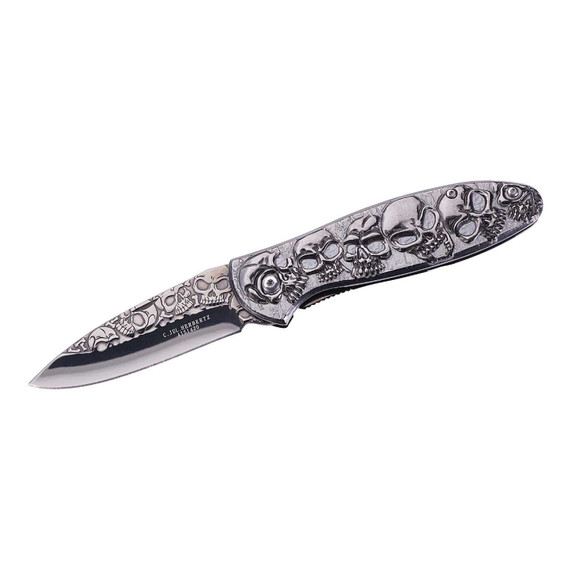 Zakmes, Herbertz, Schedels, RVS, doos