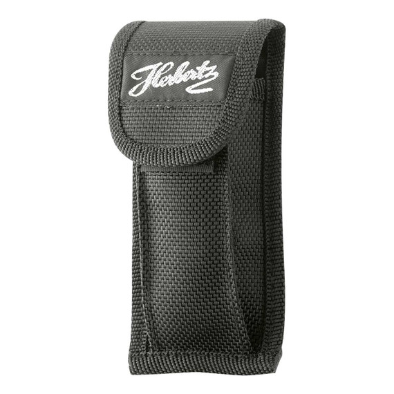 Riemetui, Herbertz, zwart nylon, 11cm, Velcro, doos