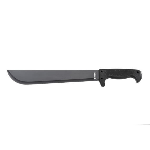 Machette, Homey's, lisse, caoutchouc/acier noir, étui