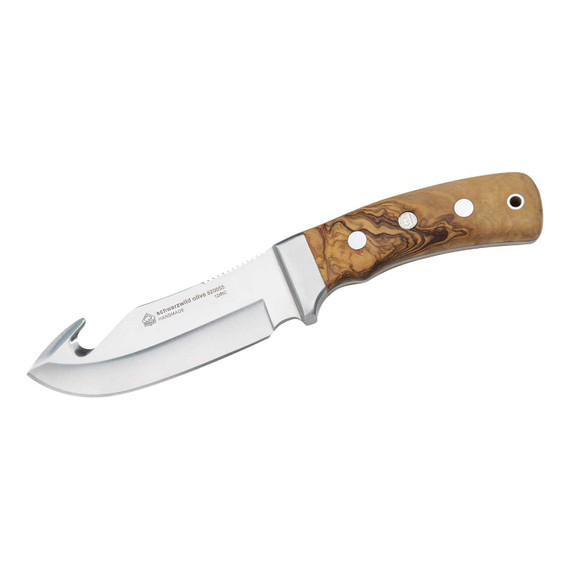 Jachtmes, PUMA IP, SCHWARZWILD, RVS/Olijfhout, 12cm, doos