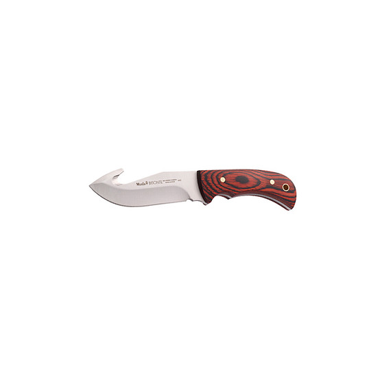Skinner,Muela,Bisonte,acier inoxydable/rosewood,cuir br.