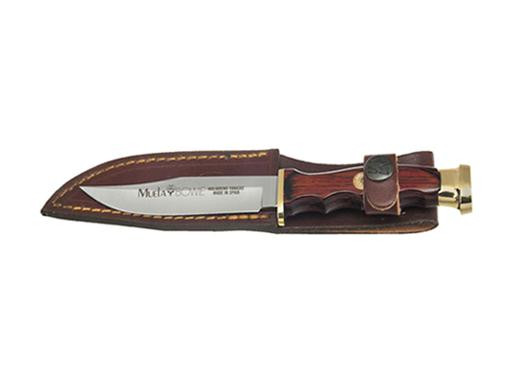 Couteau de chasse,Muela,Bowie,acier inoxydable/palis.pakkawood/cuir