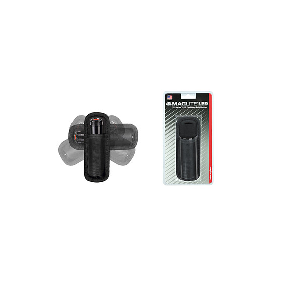 Riemetui v.zaklamp XL,MagLite,zw.nylon,m.clip