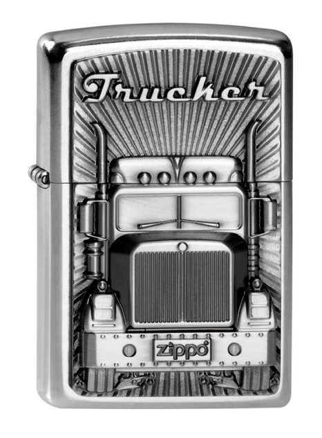 Aansteker,Zippo,OnTheRoad,Trucker,street chrome,windbest.