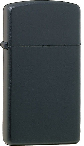 Aansteker,Zippo,Slim,Black Matte,metaal,windbestendig