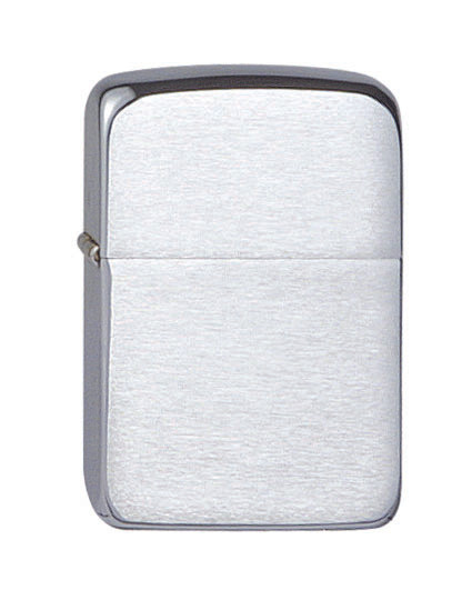Aansteker,Zippo,Replica 1941,Brushed Chrome,metaal,windbst.