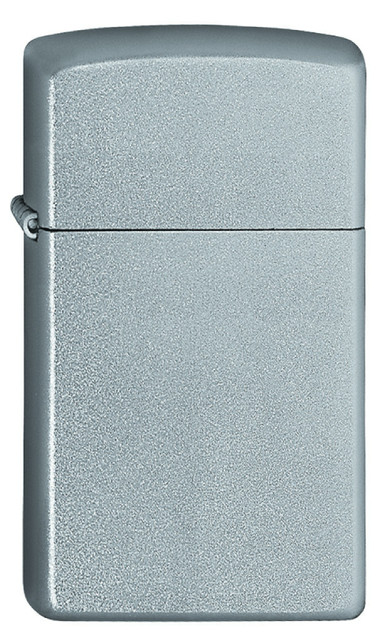 Aansteker,Zippo,Slim,Satin Chrome,metaal,windbestendig
