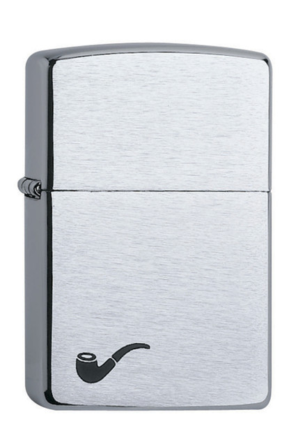 Briquet,Zippo,Briquet à pipe,chrome brossé,windbst