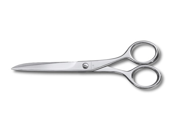 Ciseaux de ménage, Victorinox, Suède, 15 cm, nickelé, étui