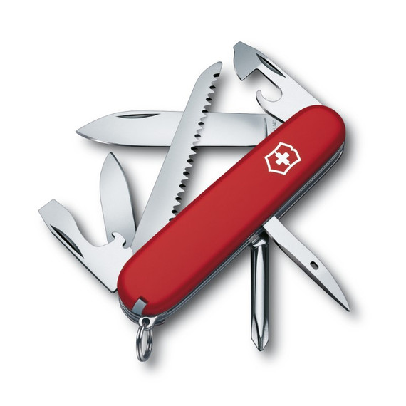 Couteau de poche, Victorinox, SwissArmy, Hiker, 13funct., rouge