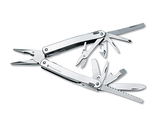 SwissTool SpiritX, Victorinox, 26funct, leren etui