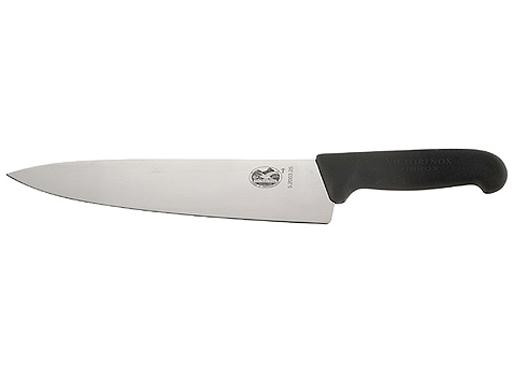 Couteau de chef, Victorinox, acier inoxydable/fibrox noir, 25 cm