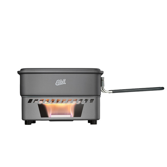 Kookset, Esbit, Solid Fuel, pot & brander, 1,1L, doos