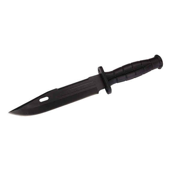Tactical-mes, Herbertz, zwart, RVS/ABS, schede, 18cm, doos
