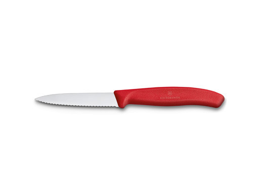 Couteau à légumes 20x, Victorinox Swiss Classic, 8cm, pointu, dentelé