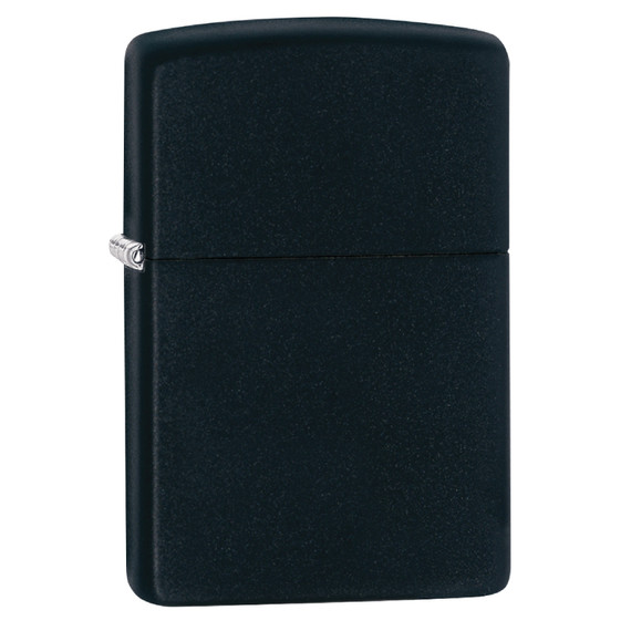 Aansteker, Zippo, 218L Reg, Matte Black, doos Aansteker, Zippo, 218L Reg, Matte Black, doos