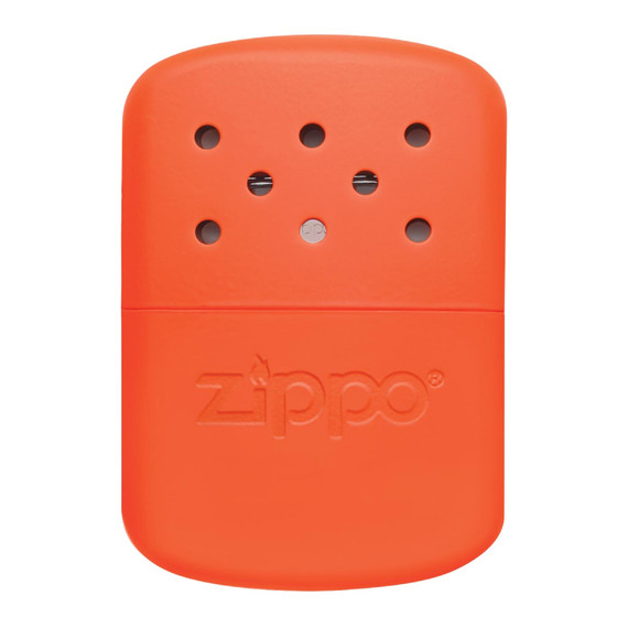 Handwarmer, Zippo, Blaze Orange, navulbaar, 12 uur, kaart