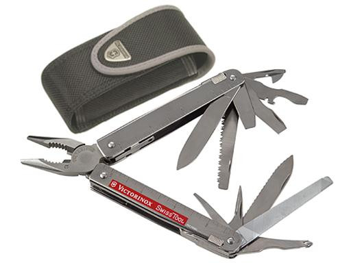 SwissTool,Victorinox,28fct,acier inoxydable,étui en nylon