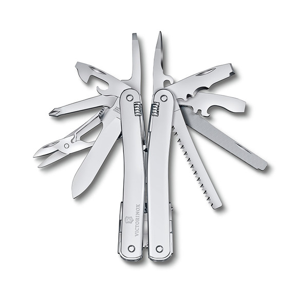 Multitool, Victorinox, Swiss Tool Spirit MX, zilver, doos