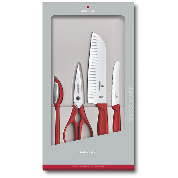 Set de cuisine 4 pièces, Victorinox, Swiss Classic, coffret cadeau