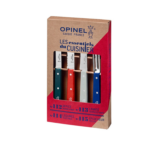 Set de cuisine 4 pièces, Opinel, Les Essentiels Primo, bois