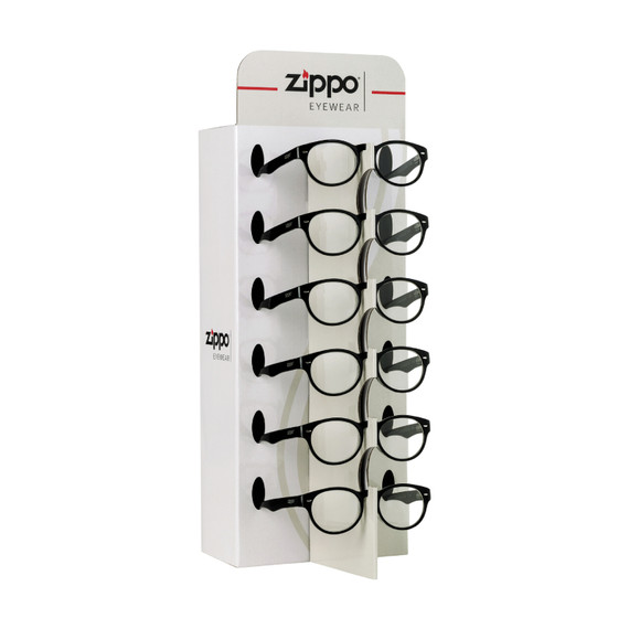 Zonnebril display,6st,Zippo,leeg display