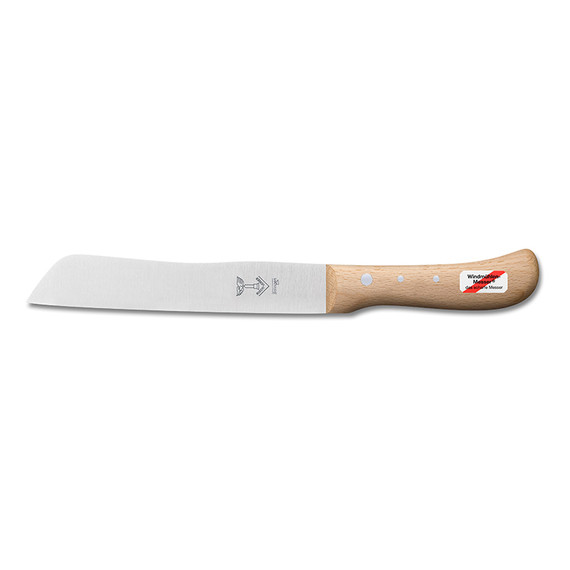 Couteau de Hambourg, Herder, Hêtre rouge, Carbone, 18CM, Blister