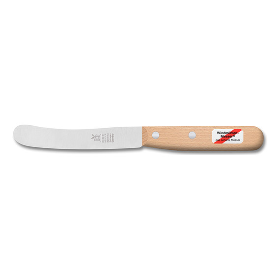 Couteau à déjeuner, Herder, hêtre rouge, acier inoxydable, 10CM, Blister
