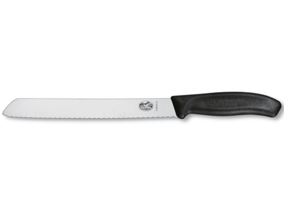 Couteau à pain, Victorinox, SwissClassic, acier inoxydable/fibrox noir, i.ds