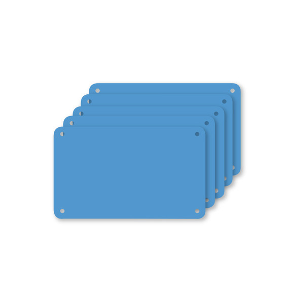 Snijplaat, 5x, Profboard serie 1000, blauw, 32,5x53cm