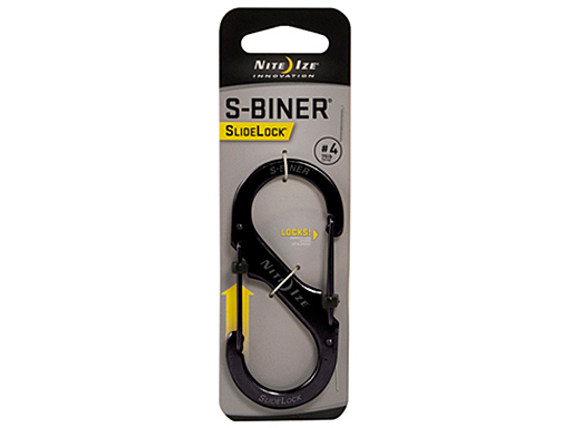 Karabynhk,NiteIze,S-Biner SlideLock4,zw.,33kg