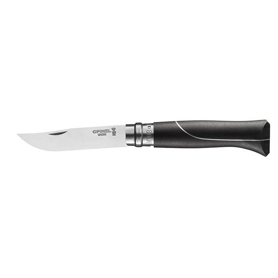 Zakmes N°08, Opinel Ellipse, rvs/ebbehout, geschenkdoos