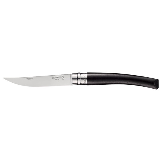 Couteau de poche N°10, Opinel Effilé, acier inoxydable/ébène, coffret cadeau Couteau de poche N°10, Opinel Effilé, acier inoxydable/ébène, coffret cadeau