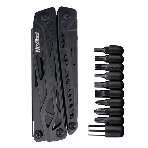 Outil multifonction, Nextool, BK, Bitkit (9pcs), noir, boîte