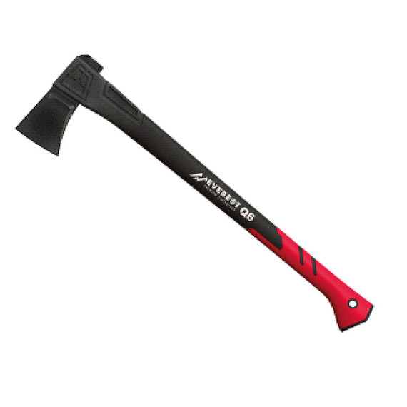 Hache à fendre, Everest, Q6, noir/rouge, 71cm, boîte