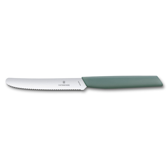 Couteau à tomates/de table, Victorinox, Swiss Modern, 11cm, sauge