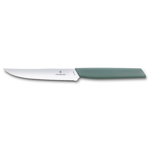 Couteau à pizza/steak, Victorinox, Swiss Modern, 12cm, sauge