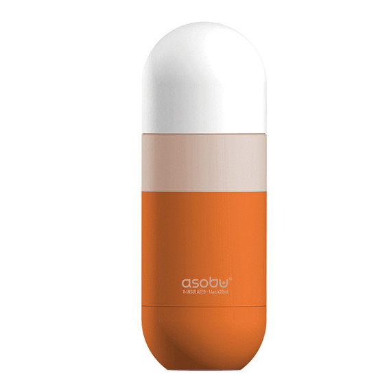 Thermosfles, Asobu, Orb, pastel oranje, 420ml
